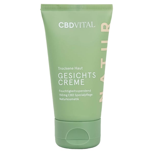 CBD VITAL Gesichtscreme Trockene Haut mit CBD | vegan 50 ml