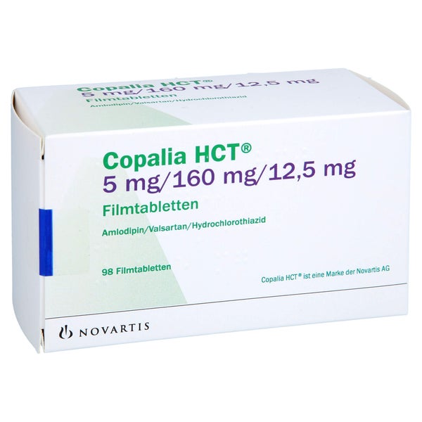 Copalia Hct 5 Mg/160 Mg/12,5 Mg Filmtabletten 98 St
