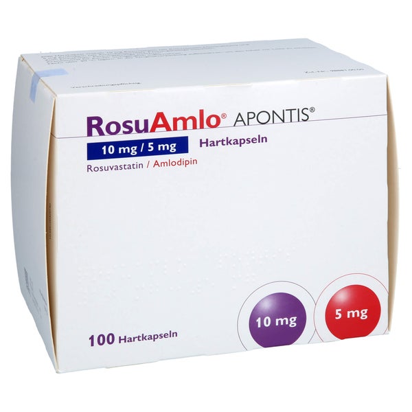 Rosuamlo Apontis 10 mg/5 mg Hartkapseln 100 St