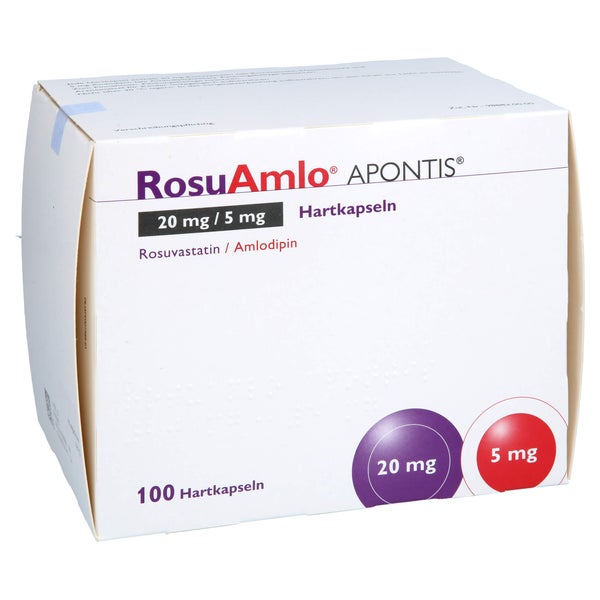 Rosuamlo Apontis 20 mg/5 mg Hartkapseln 100 St