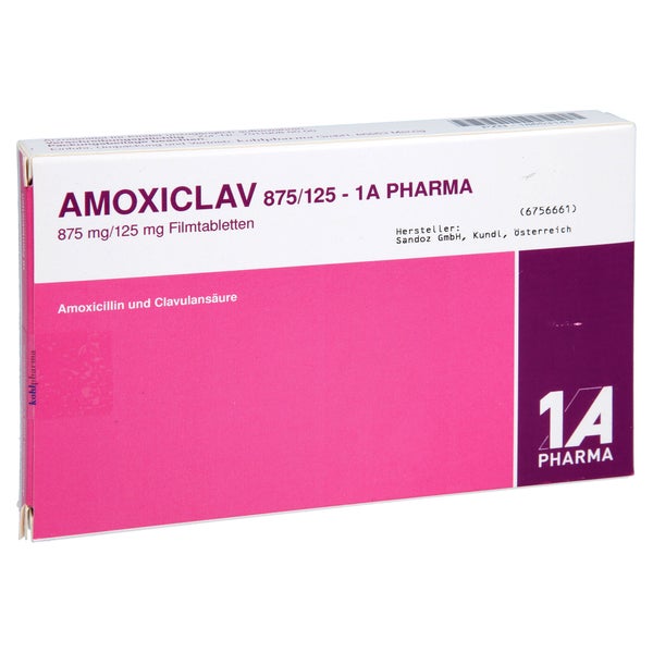 Amoxiclav 875/125-1a Pharma Filmtabletten 10 St