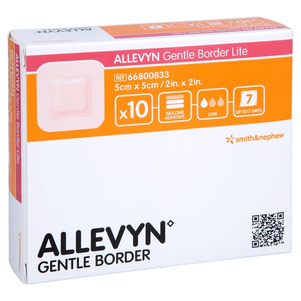 Allevyn Gentle Border Lite 5x5 Cm Schaumverb. 10 St