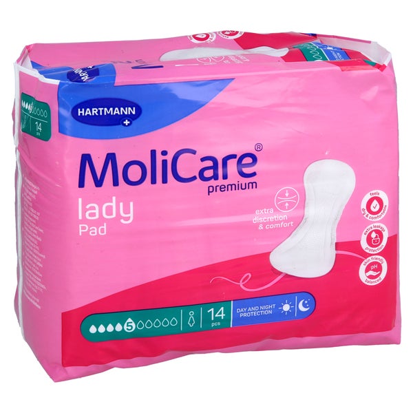 Molicare Premium Lady Pad 5 Tropfen 12X14 St