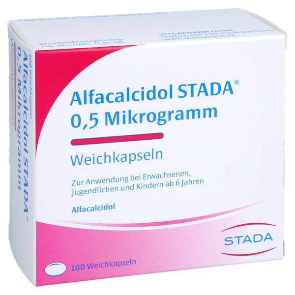 Alfacalcidol Stada 0,5 Mikrogramm Weichkapseln 100 St