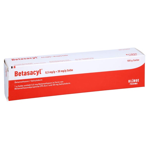 Betasacyl 0,5 mg/g + 30 mg/g Salbe 100 g