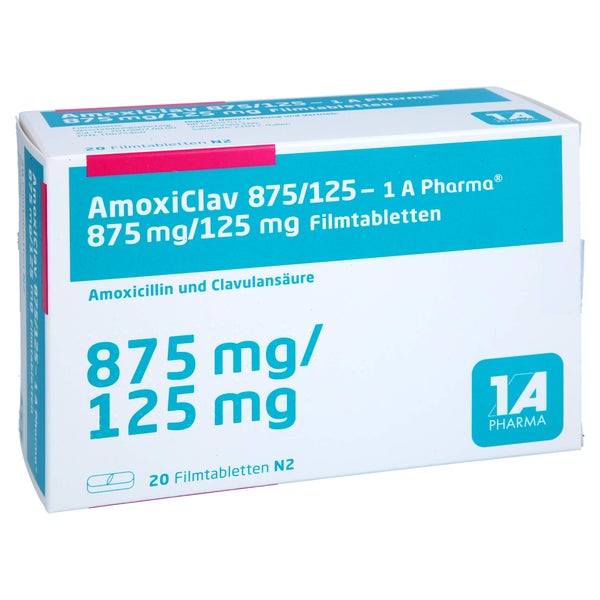 Amoxiclav 875/125-1a Pharma Filmtablette 20 St