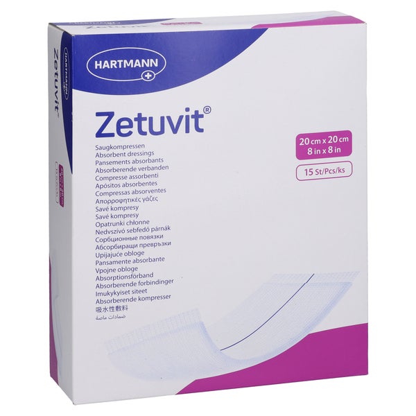 Zetuvit Saugkompressen Steril 20x20 cm 15 St