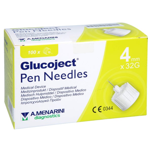Glucoject Pen-nadeln 32 Gx4 mm 0,23 mm 100 St