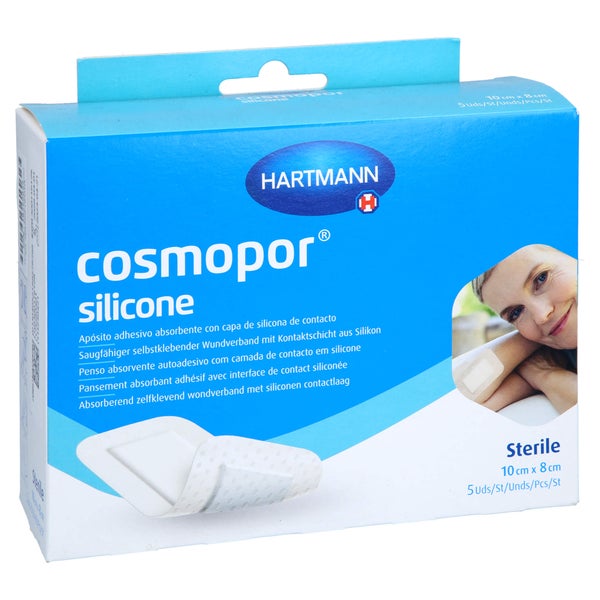 Cosmopor Silicone Wundverband 8x10 cm 5 St