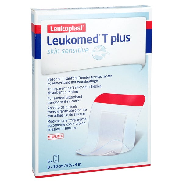 Leukomed T Plus Skin Sensitive Steril 8x10 Cm 5 St