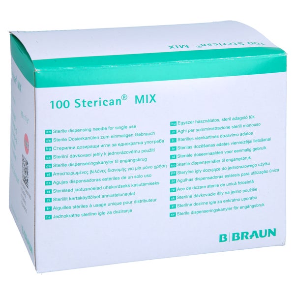 Sterican Mix Einmalkan.18 G 40 Mm Halbstumpf 100 St