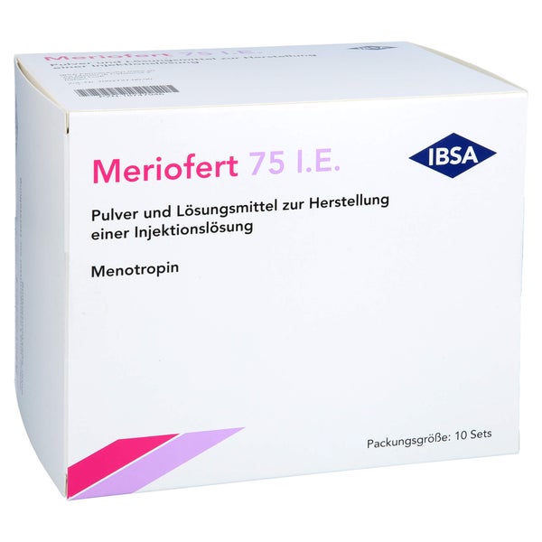 Meriofert 75 I.E. Plv.u.Lsm.z.H.e.Injekt 10 St