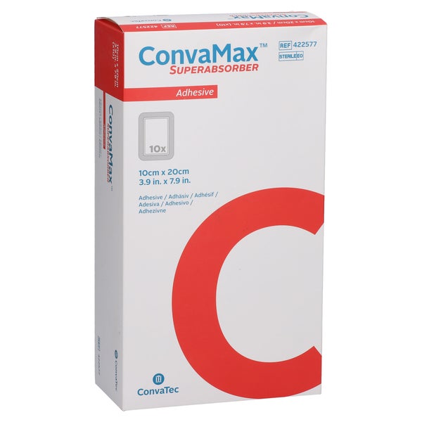 Convamax Superabsorber Adhäsiv 10x20 cm 10 St