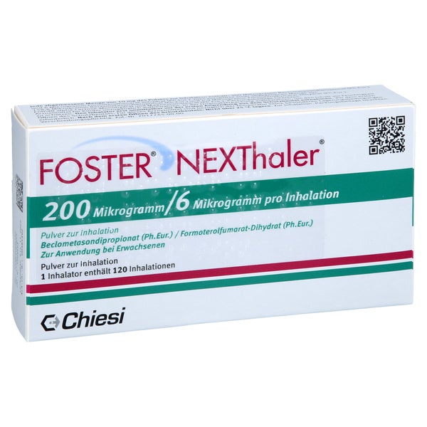 Foster Nexthaler 200/6 µg 120 Ed Inhalationspulver 1 St