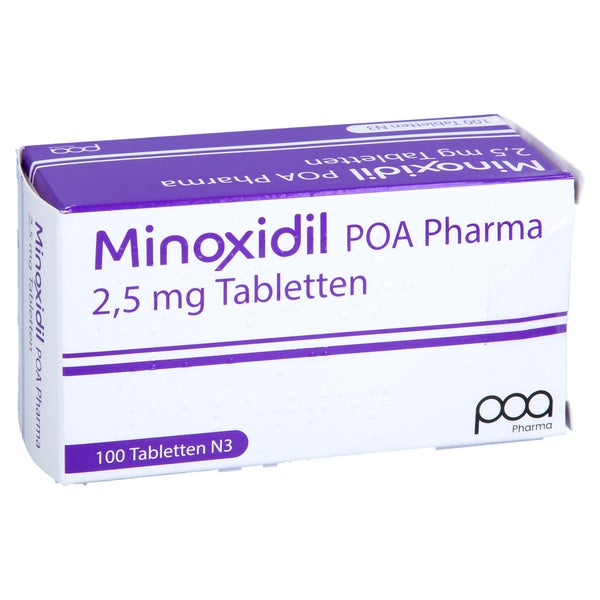 Minoxidil POA Pharma 2,5 mg Tabletten 100 St