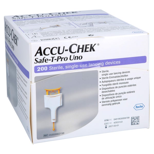 Accu-chek Safe T Pro Uno II Lanzetten 200 St