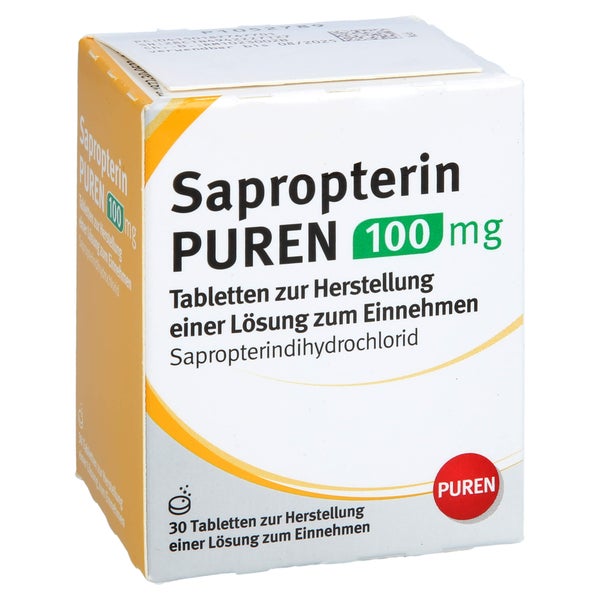Sapropterin Puren 100 mg Tabl.z.Her.e.Ls 30 St
