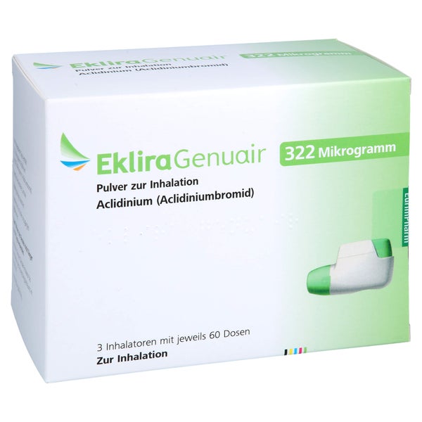 Eklira Genuair 322 µg Pulver zur Inhalat 3 St