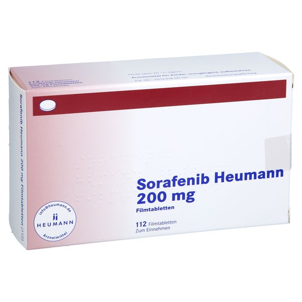 Sorafenib Heumann 200 Mg Filmtabletten 112 St