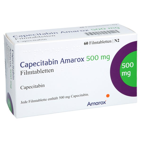 Capecitabin Amarox 500 Mg Filmtabletten 60 St
