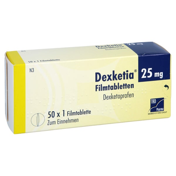 Dexketia 25 mg Filmtabletten 50 St