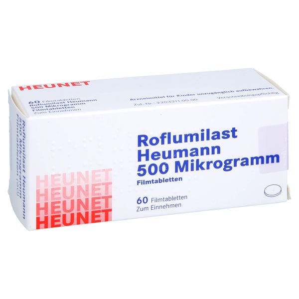 Roflumilast Heumann 500 Mikrogramm Filmt 60 St