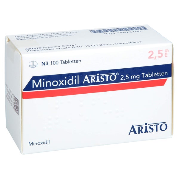 Minoxidil Aristo 2,5 Mg Tabletten 100 St
