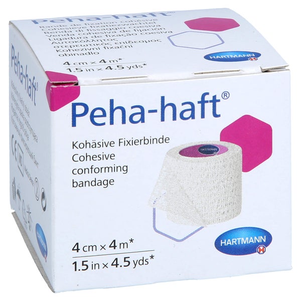 Peha-haft Fixierbinde Latexfrei 4cm X 4m 1 St