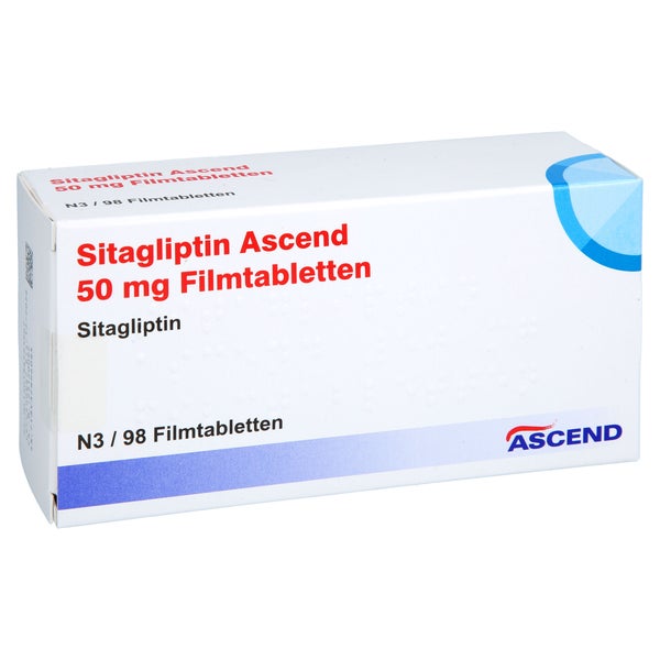 Sitagliptin Ascend 50 Mg Filmtabletten 98 St
