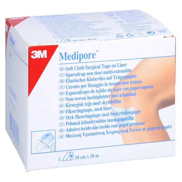 Medipore Fixationsvlies Auf Liner 10cmx10m 2991/2 1 St