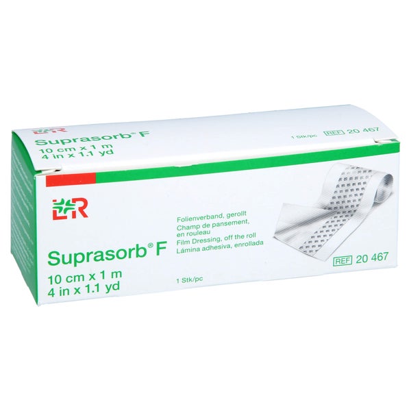 Suprasorb F Folien Wundverb.10 cmx1 m un 1 St