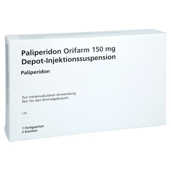 Paliperidon Orifarm 150 mg Depot-Inj.-Su 1 St