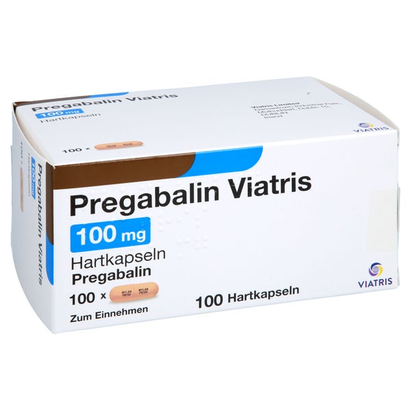 Pregabalin Viatris 100 Mg Hartkapseln 100 St