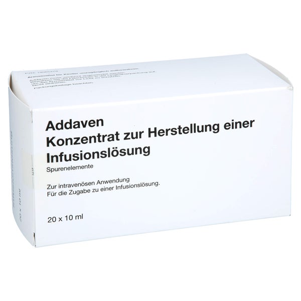 Addaven Konzentrat Z.herst.e.infusionslösung 20X10 ml