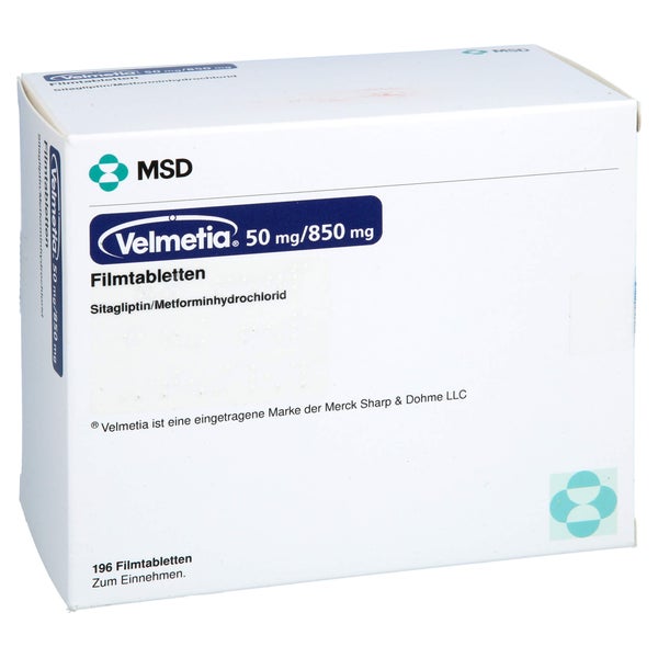 Velmetia 50 Mg/850 mg Filmtabletten 196 St