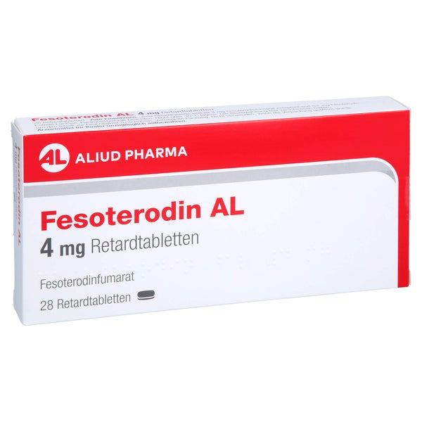 Fesoterodin Al 4 Mg Retardtabletten 28 St
