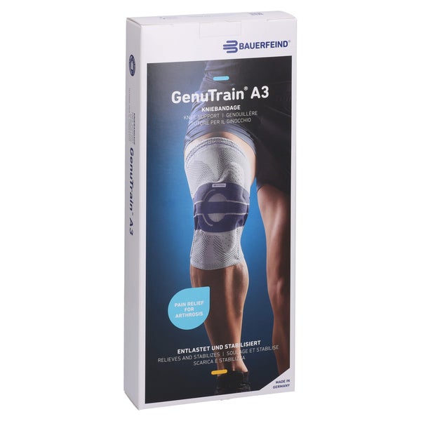 Genutrain A3 Kniebandage links Gr.5 schw 1 St