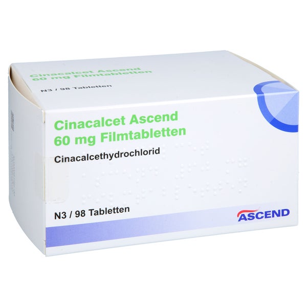 Cinacalcet Ascend 60 Mg Filmtabletten 98 St
