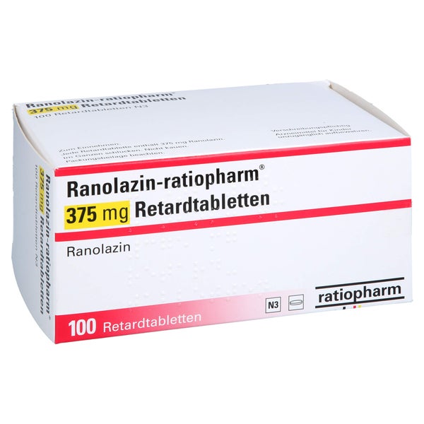 Ranolazin-ratiopharm 375 Mg Retardtabletten 100 St