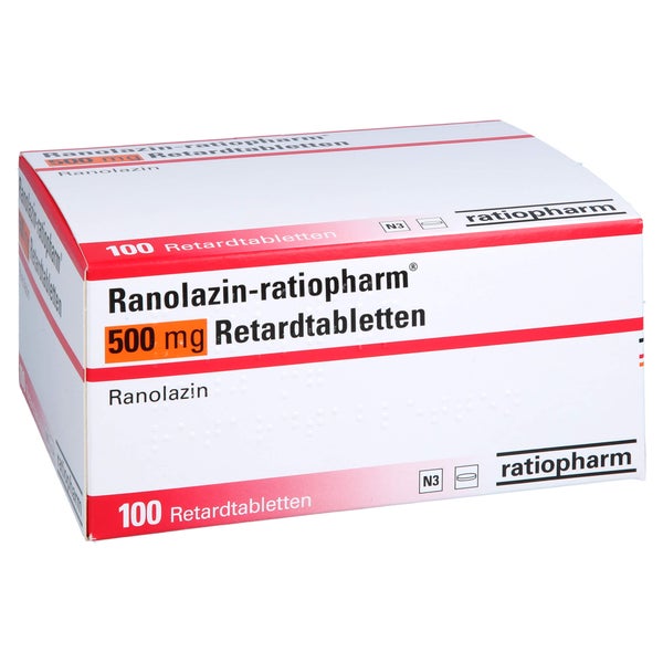 Ranolazin-ratiopharm 500 Mg Retardtabletten 100 St