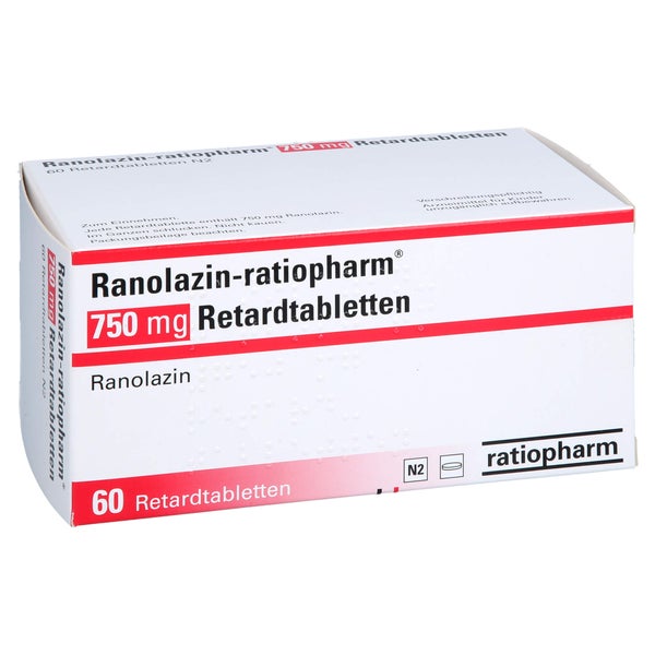 Ranolazin-ratiopharm 750 Mg Retardtabletten 60 St