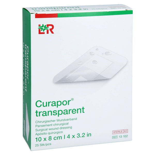 Curapor Wundverband Steril transparent 8 25 St