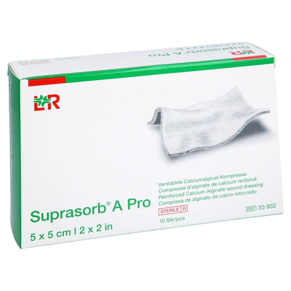 Suprasorb A Pro Calciumalginat Kompr.5x5 Cm 10 St