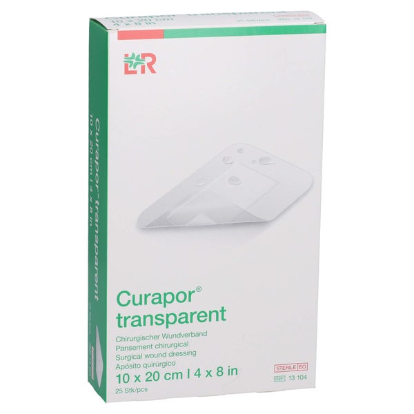 Curapor Wundverband Steril Transparent 10x20 Cm 25 St