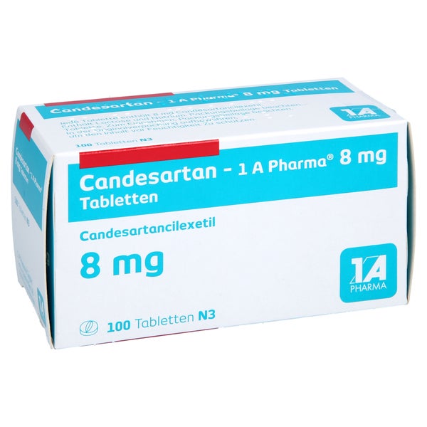 Candesartan-1a Pharma 8 Mg Tabletten 100 St