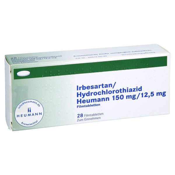 Irbesartan/hydrochlorothiazid Heumann 150/12,5mg 28 St
