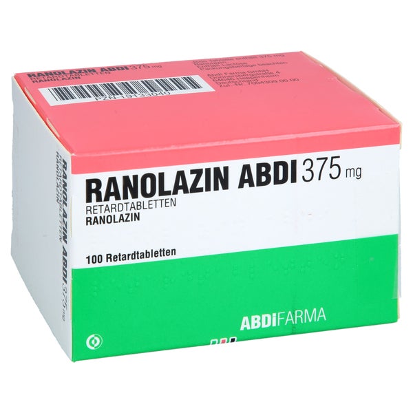 Ranolazin Abdi 375 Mg Retardtabletten 100 St