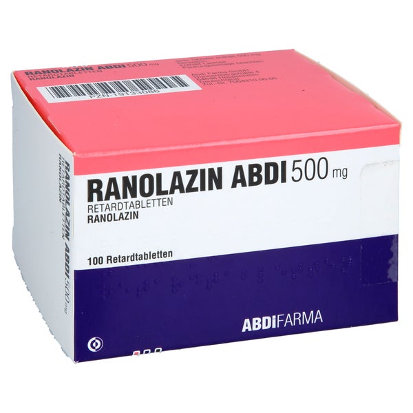 Ranolazin Abdi 500 Mg Retardtabletten 100 St