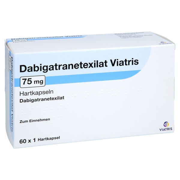 Dabigatranetexilat Viatris 75 Mg Hartkapseln 60 St