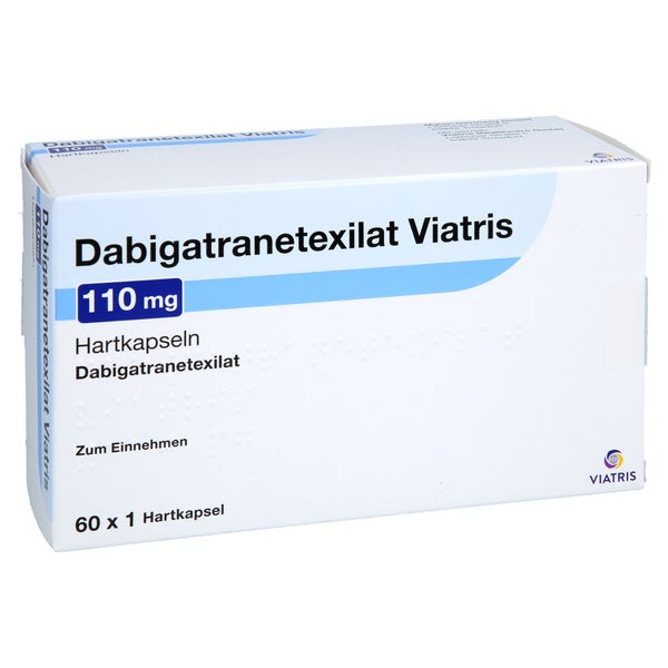 Dabigatranetexilat Viatris 110 Mg Hartkapseln 60 St